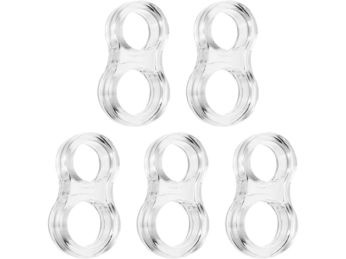 Conjunto De 5 Batentes De Porta Em Pvc Transparente