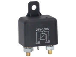 SOLENÓIDE DE Partida YURU 100A 4 Pinos Bobina de Latão Alta Potência Dc24V para Carro