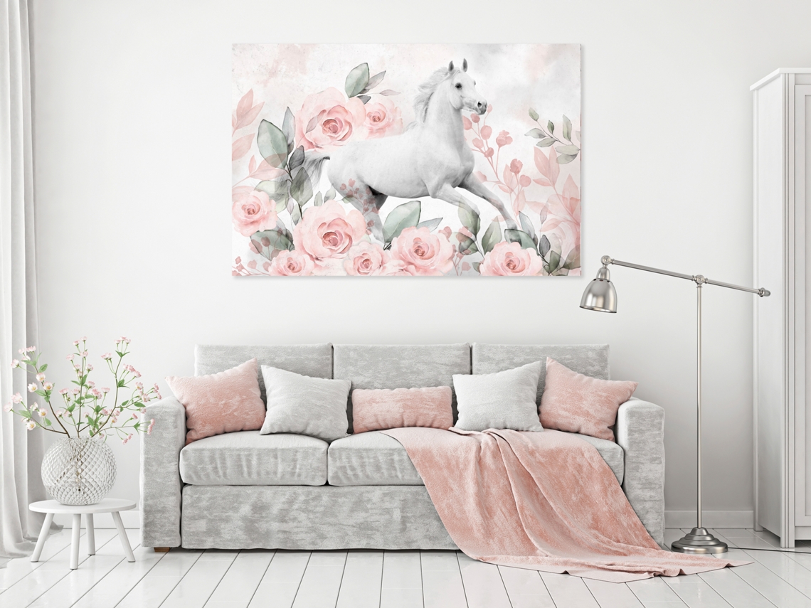 Quadro ARTGEIST Gallop Among the Roses (1 Part) Wide (90x60)