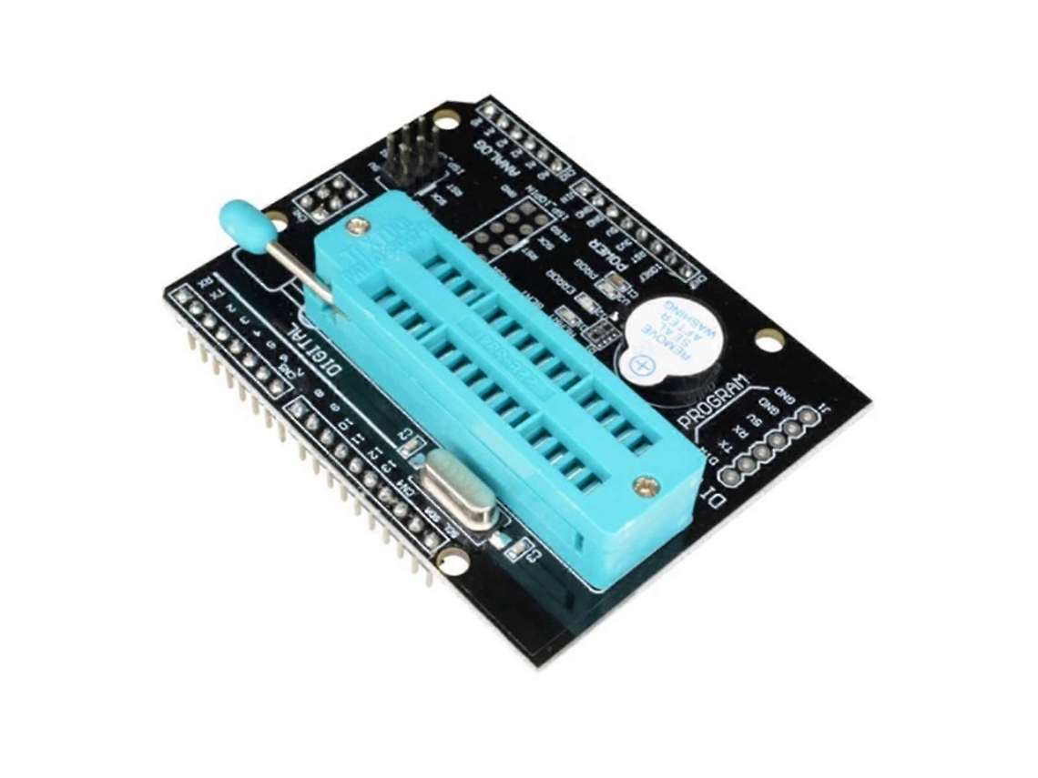Placa Expansora Programadora Universal Avr Isp Com Indicador Led Para Microcontroladores Atmega328p