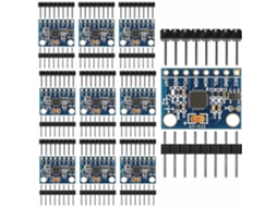 10 Peças 521 Mpu 6050 Módulo Mpu6050, Kit De Módulo Sensor Giroscópio Acelerômetro De 3 Eixos 6 Dof 16 B Wellngs Slowmoose