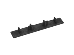 Tampas para extremidades de pavimento, 10 unidades, plástico branco, MAISON EXCLUSIVE