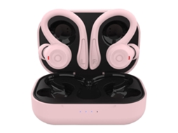 Fones De Ouvido Esportivos Sem Fio Bluetooth Com Ganchos De Orelha - Rosa