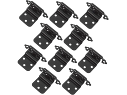 Conjunto De 10 Dobradiças Ferro Reforçado Para Portas Armários