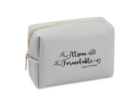 Trousse De Toilette Cinza Atsem Formidável Personalizada Taperso