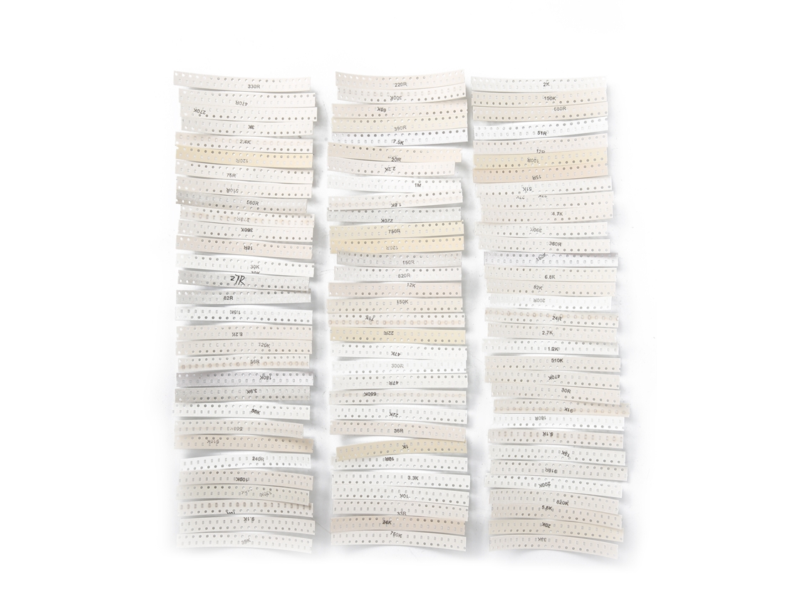 Kit De Resistências Em Superfície Laxiscreed Com Precisão De 1% E Várias Opções De Valores