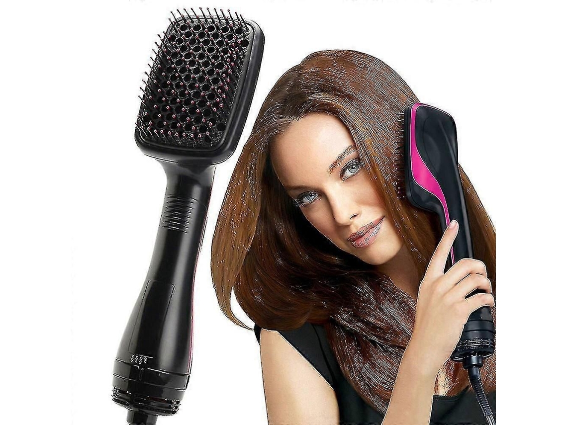 3 Em 1 Secador De Cabelo Escova Elétrica Soprador De Cabelo Escova Quente Ar Styling Pente Viagem Secador Pente Profissional Secador De Cabelo Pr