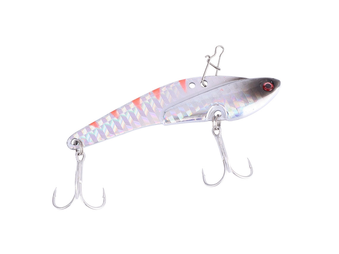 Lure (long Cast Metal Vib Pin 3d Eyes) Sea Bass And Zander Fishing Bait