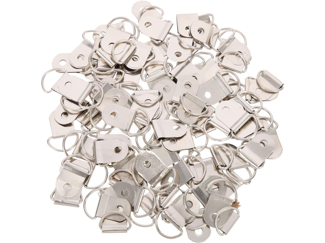 Conjunto De 100 Anéis De Fixação Para Molduras De Parede, Suportes Semicirculares Para Quadros E Fot Gokoco