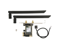 Placa De Rede Sem Fio Wifi6 Para Computador Desktop Gamer Intel Ax200 Dual Frequency 5g Slowmoose