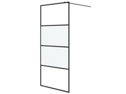 Shower Wall, Shower Walls Vidaxl Preto Vidro (90 X 195 Cm)