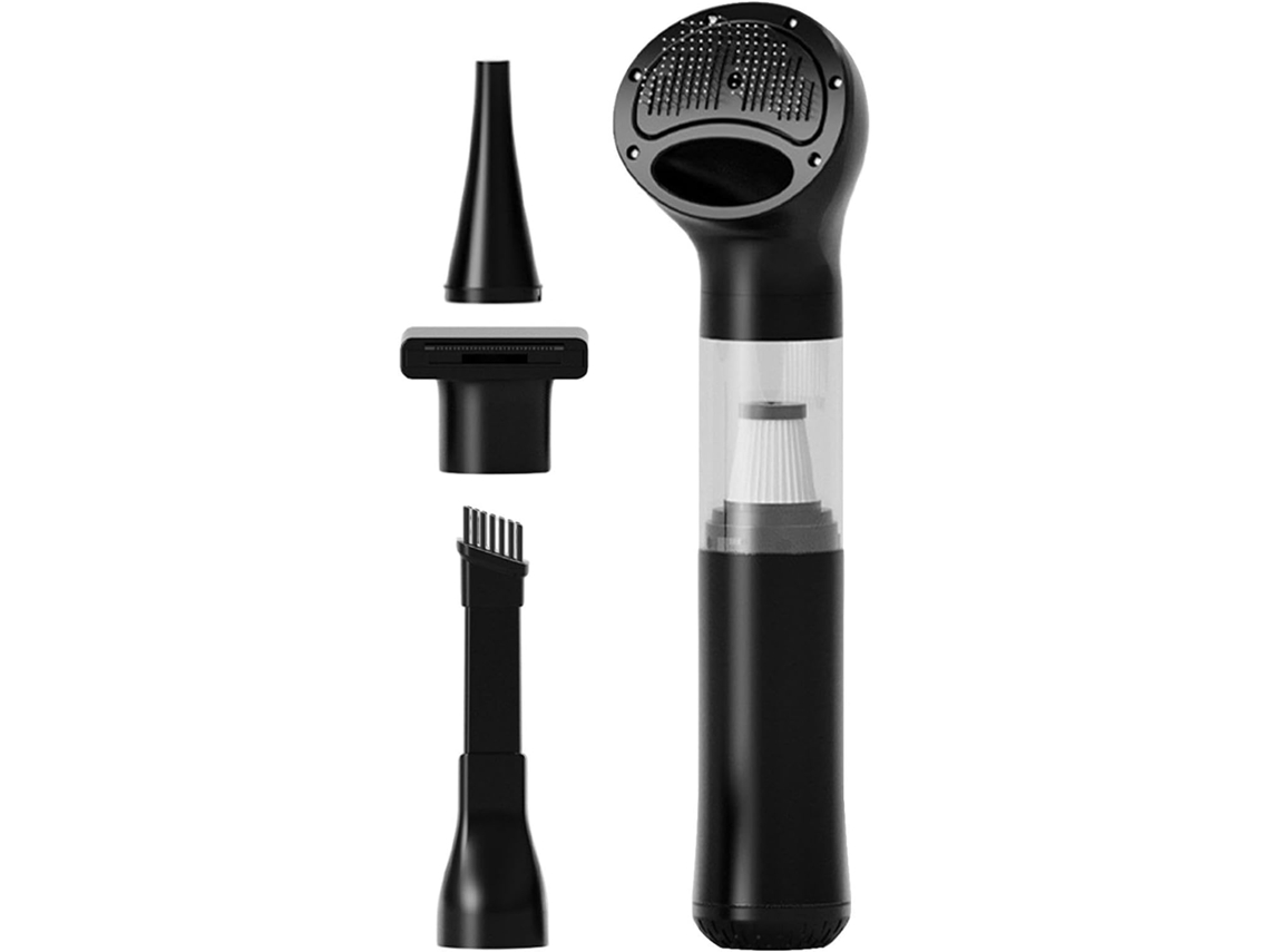 Kit De Aspirador Portátil Sem Fio Para Higiene Cães Com Vários Bicos