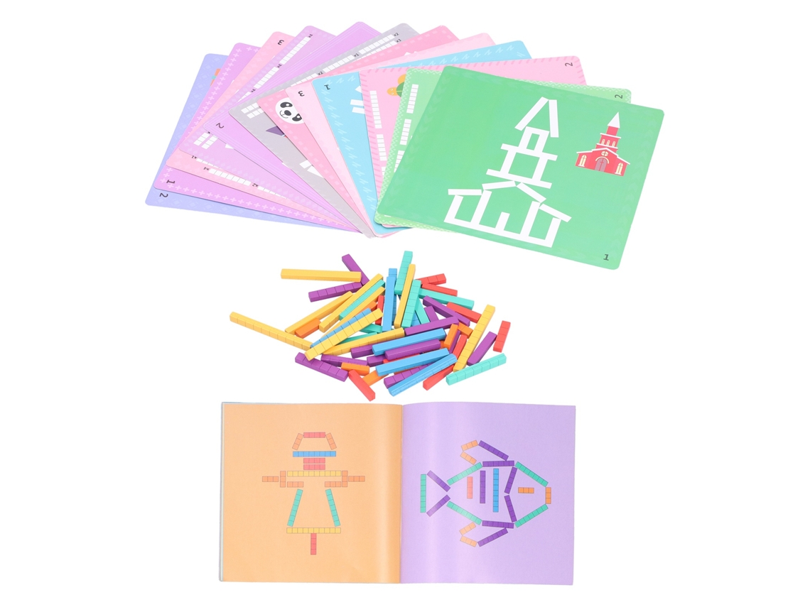 Ats puzzle de Aritmética e Formas com Blocos de Construção Brinquedo Educatsivo Presente para Crianças