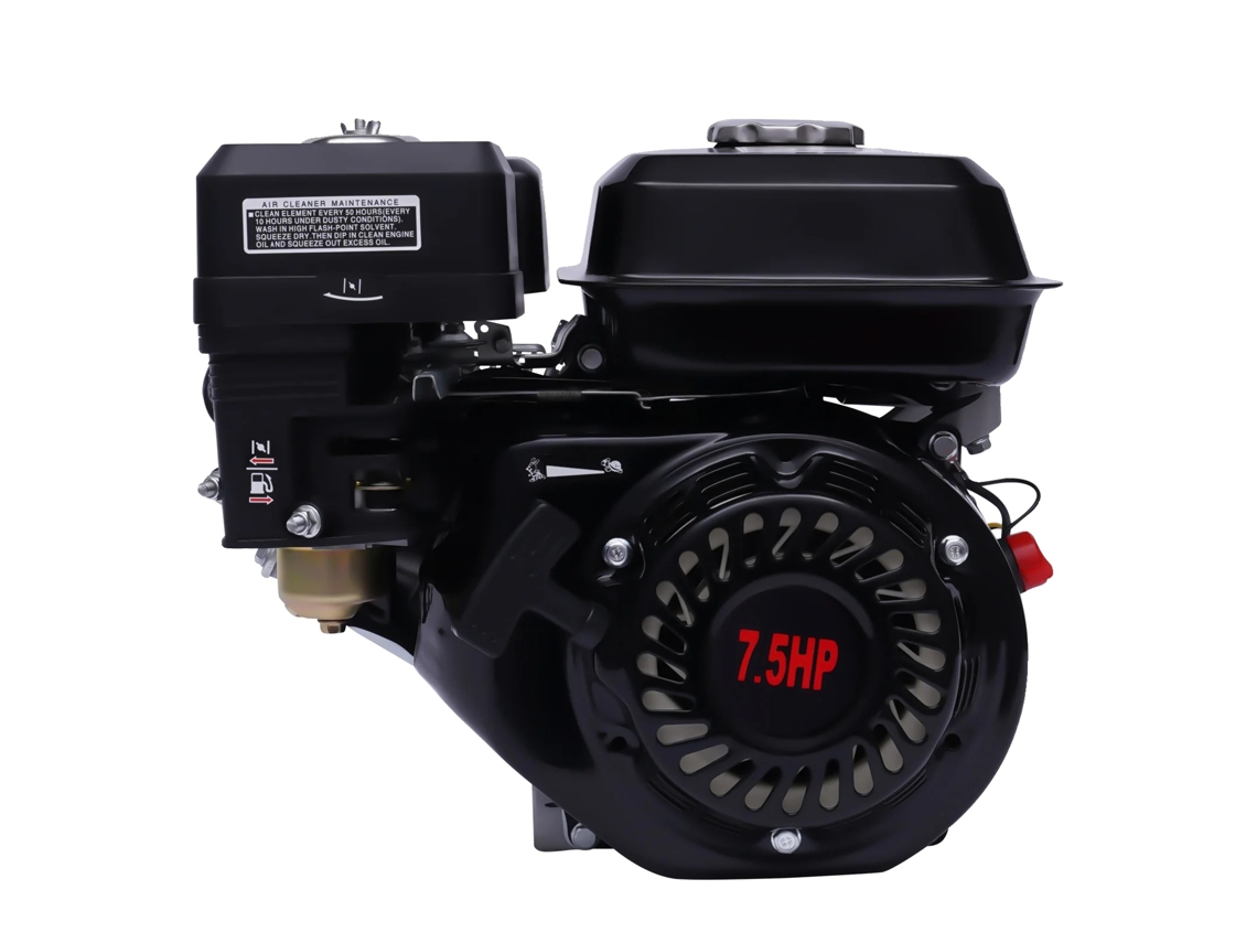 Motor a gasolina a 4 tempos, 1 cilindro, refrigerado a ar, 7,5 cv, rotavator, lavadora de alta pressão, 4000 W