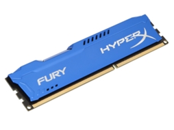 Memória RAM DDR3 HYPERX Fury (1 x 4 GB - 1600 MHz - CL 10 - Azul)
