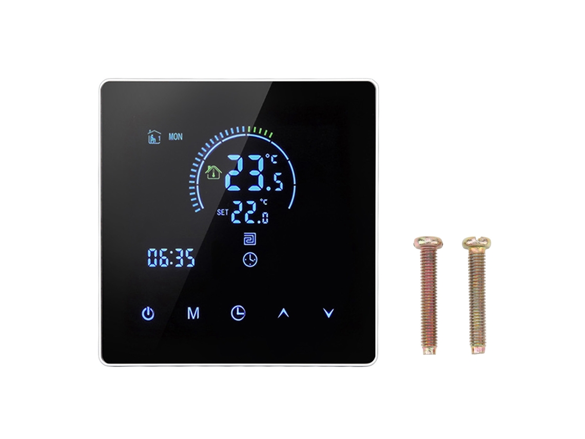 Controlador de Temperatura 3500w Lcd Tuya App 5 60℃ para Caldeira Água Aquecimento