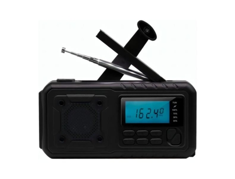 Btec Rds670 Preto Rádio Portátil Con Manivela Beafon