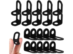 Conjunto De 20 Suportes Metálicos Reforçados Em Formato De L Para Móveis.