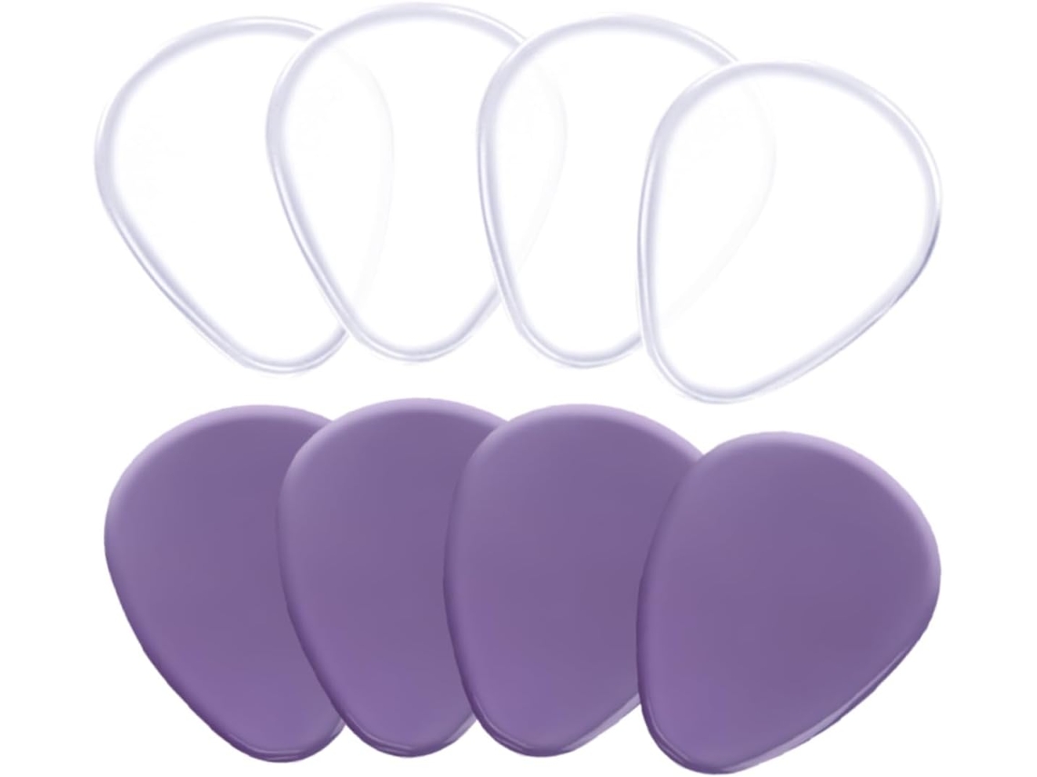 Packove 4-pares De Palmilhas Adesivas Gel Para Calcanhar E Antepé Femininas Almofadas Confortáveis Sapatos Salto Alto