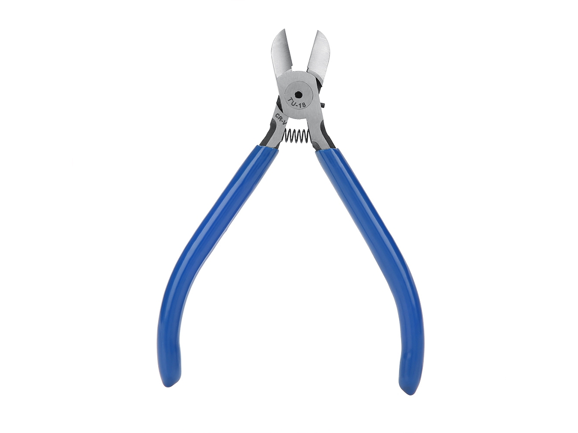 Alicate de corte diagonal lateral 20d26n 5 Polegadas Tu 18, Alicate para cortar cabos e fios em aço cromo-vanádio com PVC