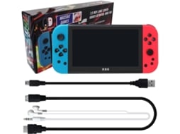 Console Portátil Retrô X80 com 20.000 Títulos Clássicos, 7 Polegadas, 16gb AQUAFORGE