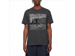 Rockinstone Rocky Movie Philadelphia Heather Black Adult T-shirt Size:xl