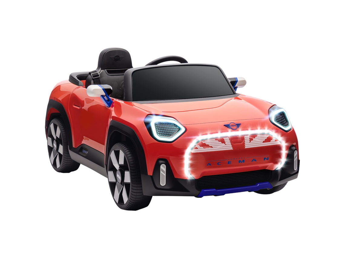 Carrinho elétrico para crianças +3 anos, modelo Mini Concept Aceman, com controle remoto, vermelho