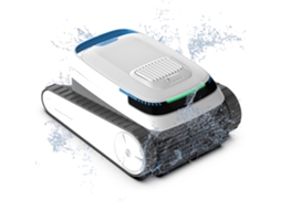 Robô Aspirador de Piscina Sem Fios AIRROBO Pc10 45000pa 3 Modos Autonomia de 120 Minutos Planeamento Inteligente do Percurso Área Limpeza de 170 M²