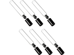 Conjunto De 6 Frascos Roll-on De 10ml Para Óleos Essenciais Com Esfera De Aço.
