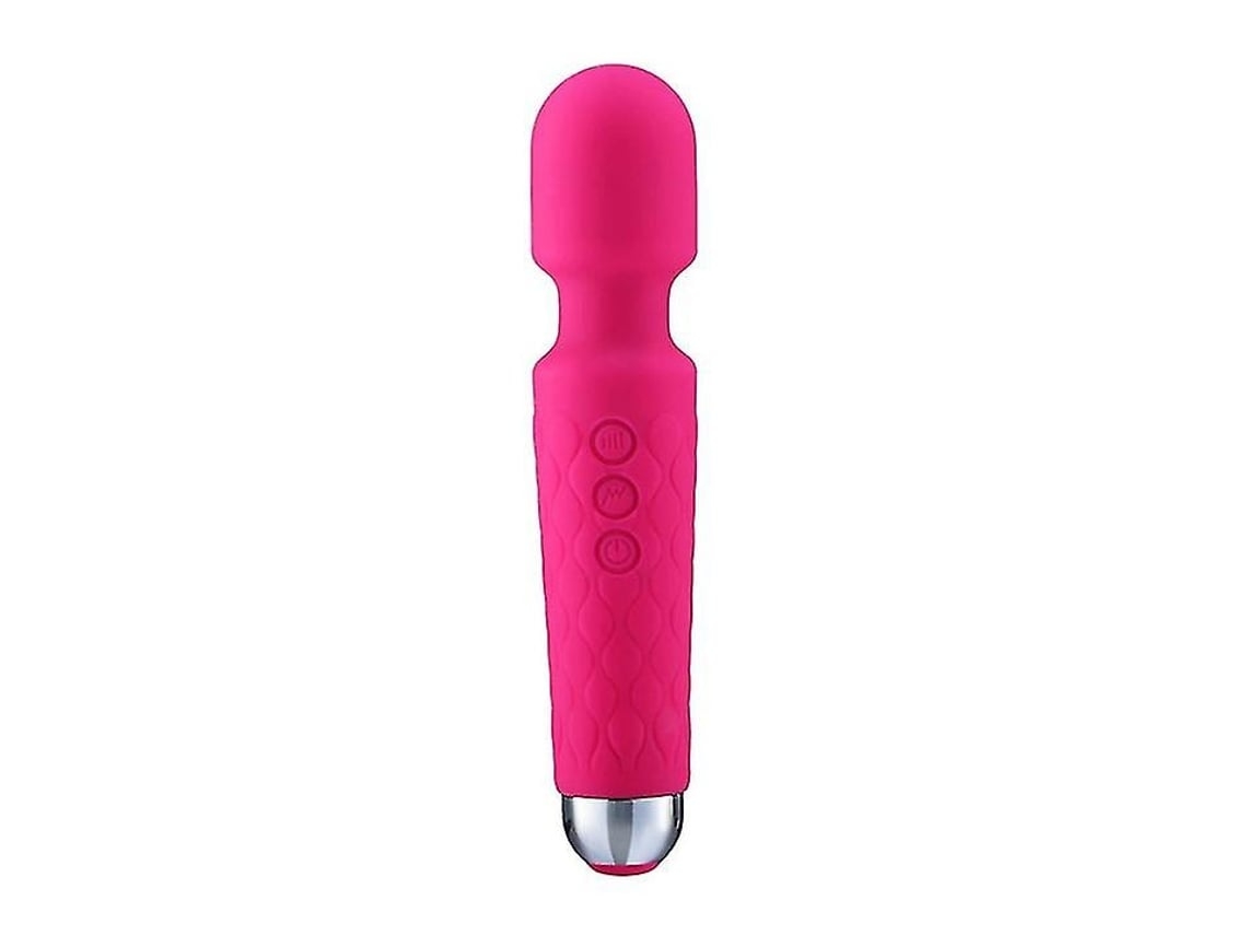 Vibrador De Varinha Poderoso Massageador De Varinha Elétrico Pessoal Para Mulheres 20 Modos De Vibração E 8 Velocidades Rosa Lalamoli