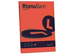 Papel FAVINI Rismaluce para impressora jato de tinta A3 297X420 Mm 200 folhas laranja