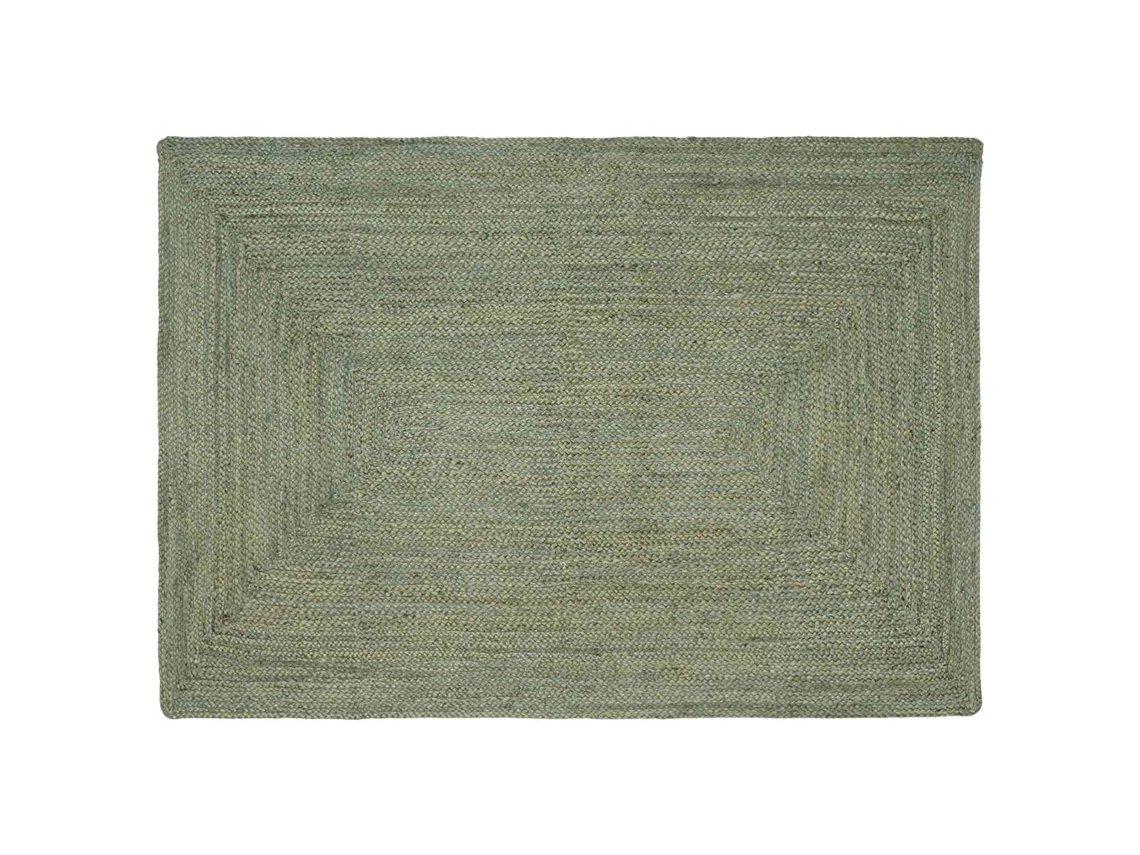 Conjunto 1 Carpete De Área Vidaxl Verde-azeitona Juta (120 X 170 Cm)