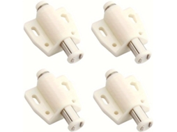 Conjunto De 4 Ímãs Porta Fáceis Instalar, Feitos De Plástico Resistente, Ideais Armários, Móveis, Gavetas E