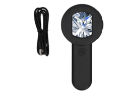 Lupa Digital Portátil Eletrônica Hd Tela Ips 2 Polegadas com 8 Luzes Led Hm020 S/MARCA