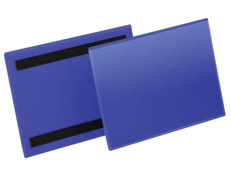 Bolsa de Identificação Durável Magnética 210 X 74 Mm Azul DURABLE