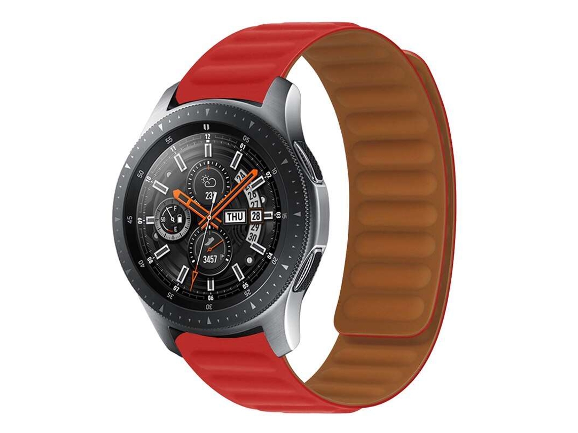 Bracelete Garmin Forerunner 220 Pulseira Elos Magnéticos Vermelho