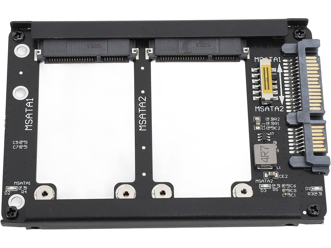 Adaptador Msata Ssd Para 2.5 Polegadas Iii, Conversor De Alta Velocidade De 6 Gbps, Hot-swappable