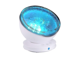 Projetor de Ondas Oceânicas, Luz Noturna Led, Projetor de Claraboia, Auxiliar do Sono, Reprodutor de Música 26s TAISHENGDA