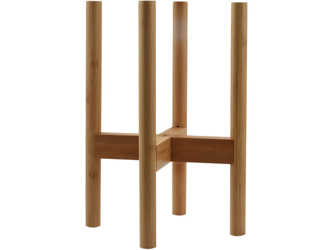Suporte Expansível Para Plantas, Em Madeira, Para Uso Interno E Externo, Com Capacidade Para Vasos De Até 30 Cm (12 Polegadas).