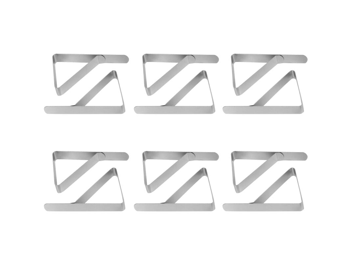 Lurelia Prendedores Toalha Mesa Aço Inoxidável 12 Peças 4 Cm 4,5 Piqueniques Festas