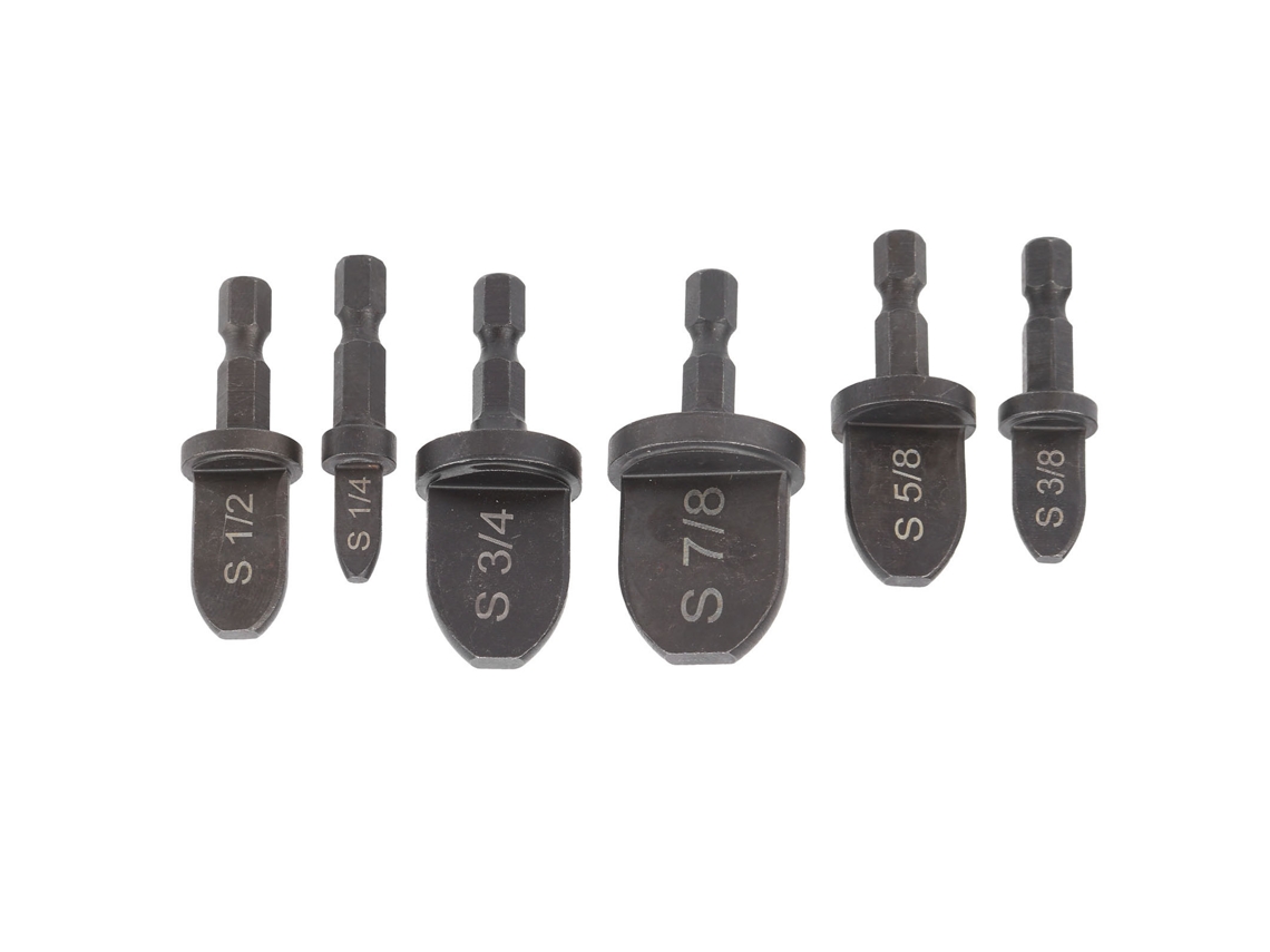 Conjunto De Ferramentas De Expansão De Tubos De Aço Com Cabo Hexagonal Para Tubos De Cobre De Ar Condicionado 6 Peças
