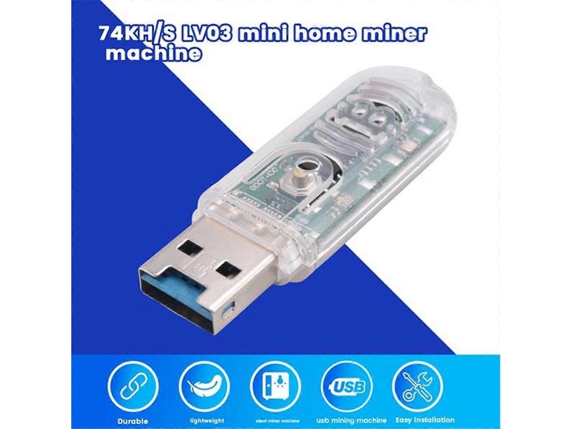 2 peças para Silent Mining Machine V3, Brilvibera USB Mining Machine