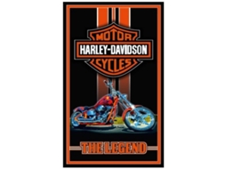Toalha De Praia Microfibra Harley Davidson The Legend