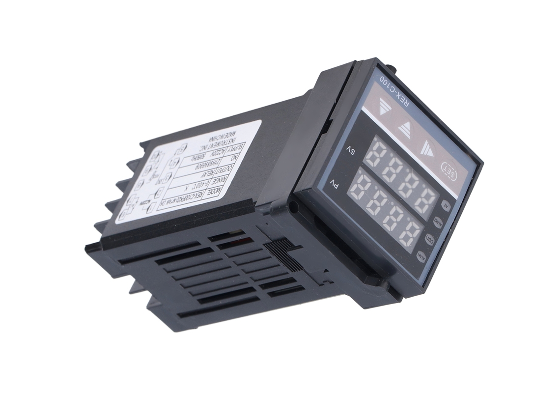 Controlador De Temperatura Pid Inteligente Digital Termostato Tipo K Rexc100fk02mxan Da Ac220v