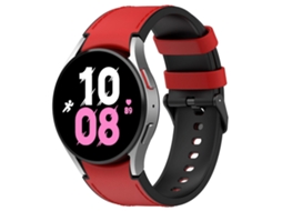 Pulseira De Relógio Em Couro Sintético Com Fivela Preta, Tamanho: P
