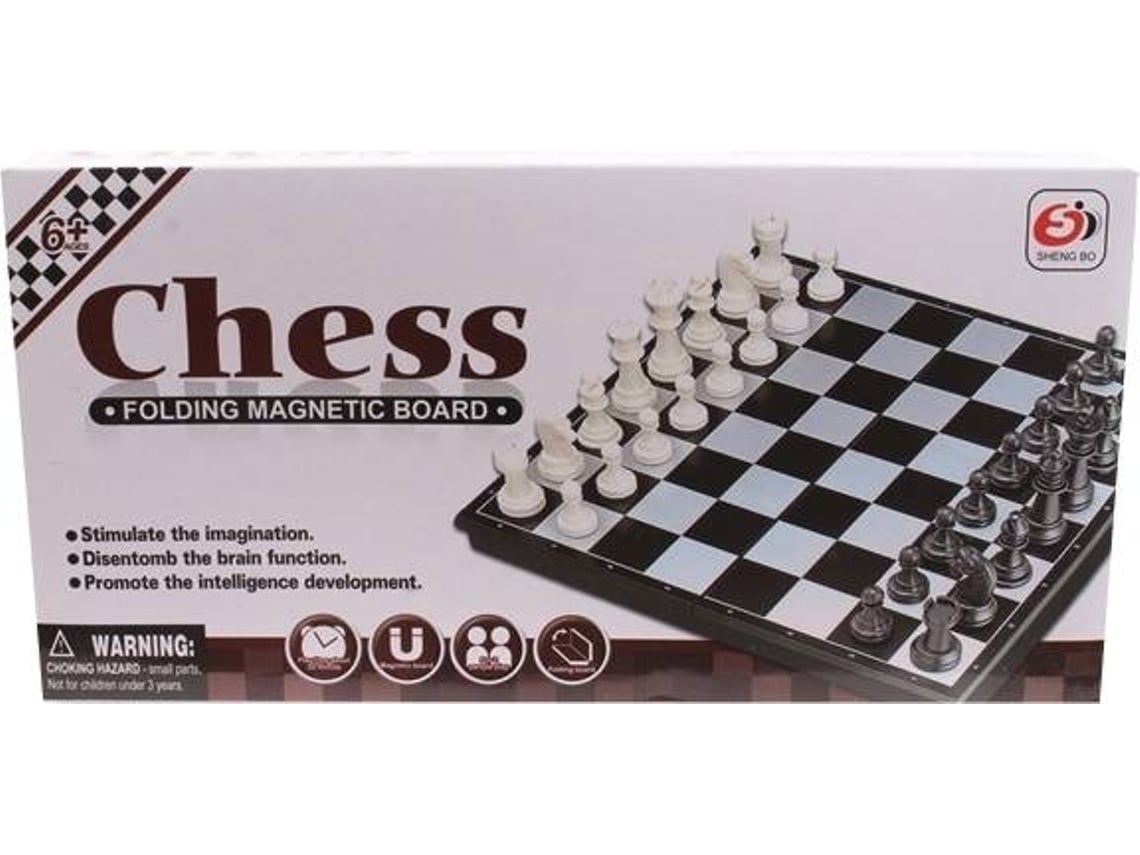 Jogo de tabuleiro xadrez magnético, conjunto de jogos para