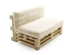 Almofada Amovível Para Paletes Conjunto Poliéster Bananair 120x60 Cm Bege