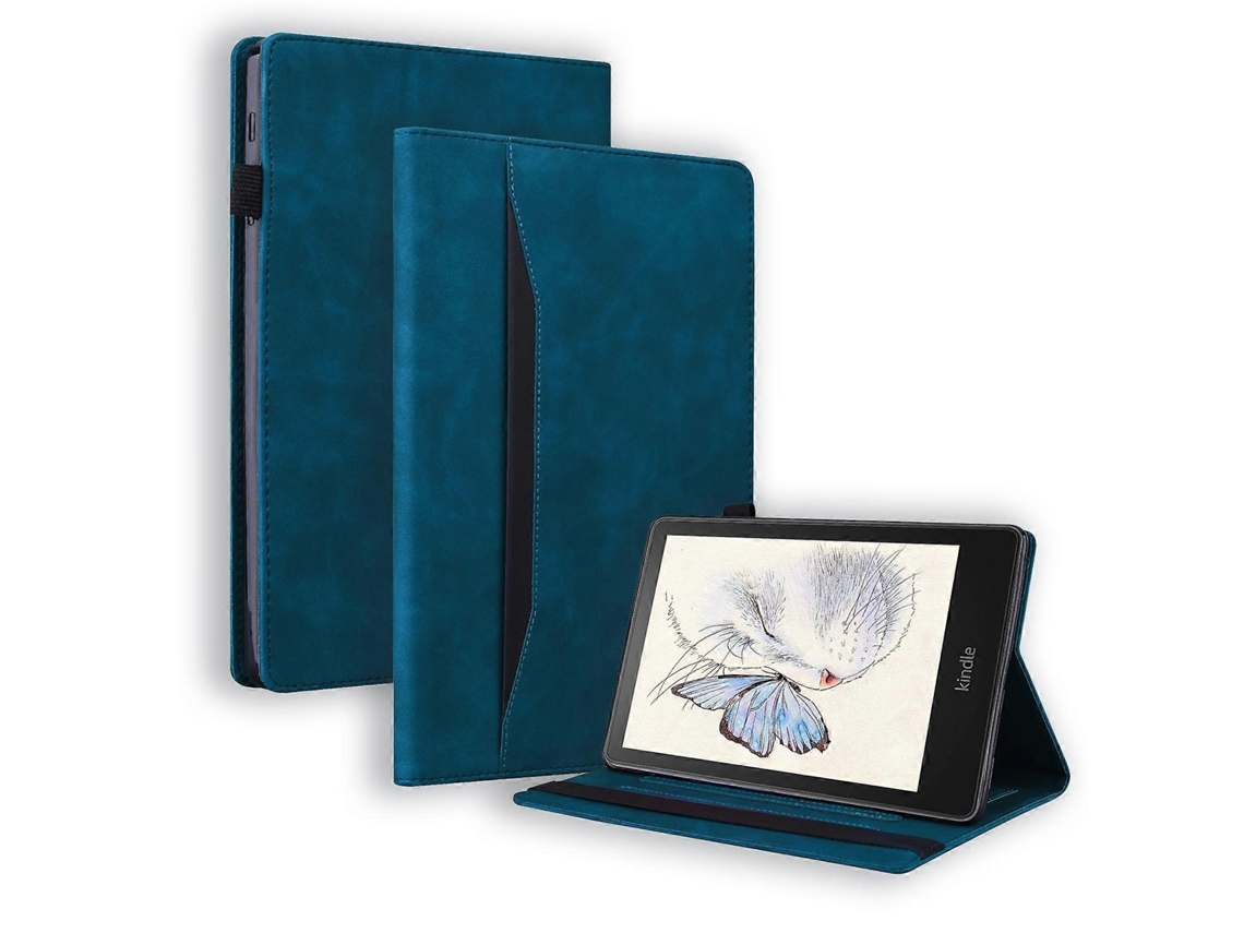 Capa de couro antichoque Webake Splicing para tablet