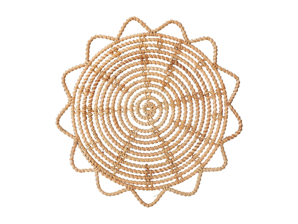 Decoração De Parede De Rattan (arrumar, Decorar)