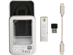Amplificador de Fone de Ouvido Cs43131 Dsd256, Acessórios Eletrônicos em Metal Prateado SFUSHOS